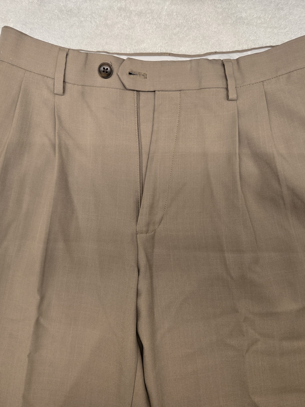 Haggar Eclo Stria Pleated Front Men's Dress Pants